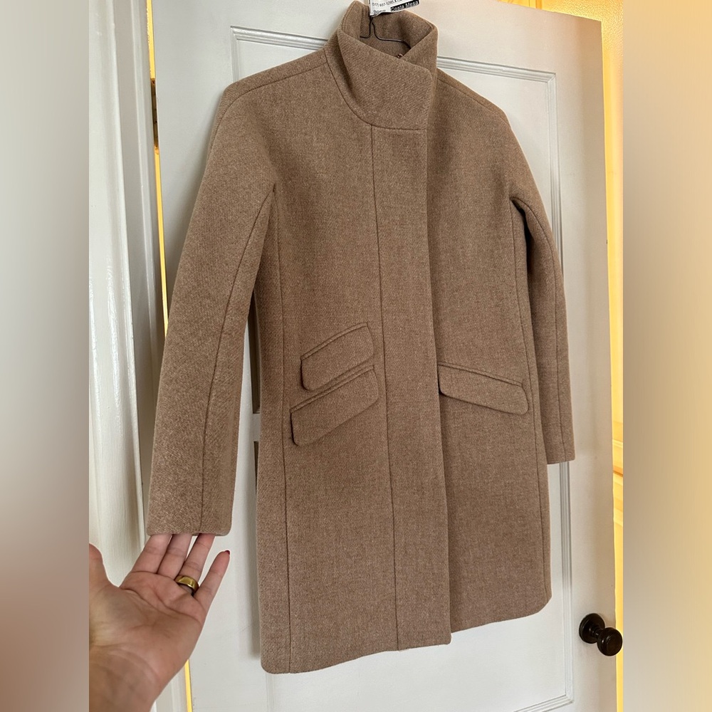 J Crew Funnel Neck Coat (Nello Gori Italian Stadium Cloth) - Picture 3 of 6